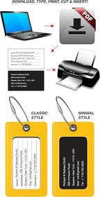 Luggage Tags Business Card Holder by TUFFTAAG - Image 5