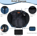 QOGiR Neoprene Multipurpose Beach Bag Tote - Image 6