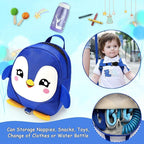 Accmor Toddler Harness Backpack Leash, Cute Penguin Kid Backpacks - Image 3