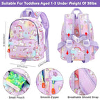 Accmor Toddler Harness Backpack Leash, Mini Unicorn Backpacks - Image 2