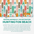 SUN'Y Waffle Microfiber Beach Towel – Sand Free, Quick Dry, Ultra Absorbent - Image 2