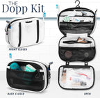 Toiletry Bag Kit Set: Hanging Travel Toiletry Bag + 311 TSA Cosmetic Liquid Bag - Image 4