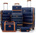 Luggage Sets, Suitcase with Spinner Wheels, PC+ABS Hardshell Travel Luggage Set by Unknown