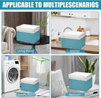 Large 17" 42 Quarts Collapsible Stackable Storage Bins - Image 7