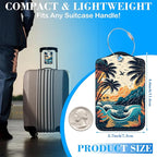 Tropical Beach at Sunset Luggage Tags - Image 2