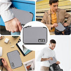 Electronics Organizer, Travel Cord Organizer Pouch, Portable Cable Organizer - Image 6
