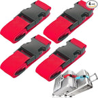 4Pack Luggage Straps for Suitcases, Travel Connector for Carry On Bag, Add Bag by Ajmyonsp