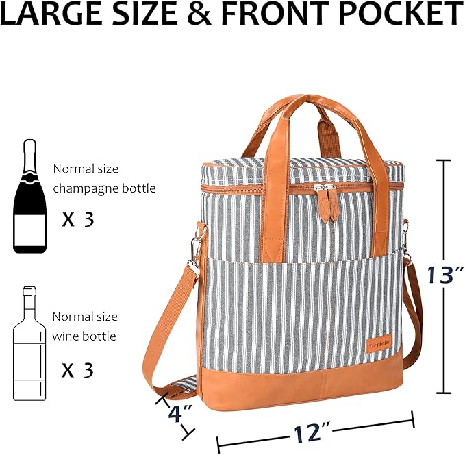 Tirrinia Insulated Wine Gift carrier - Image 5