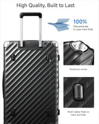Trunk Luggage, Expandable PC Hard Shell Large Checked 28 Inch Suitcase - Image 5