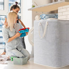 Lifewit 2 Pack Laundry Hamper Large Collapsible Laundry Baskets, Freestanding - Image 8