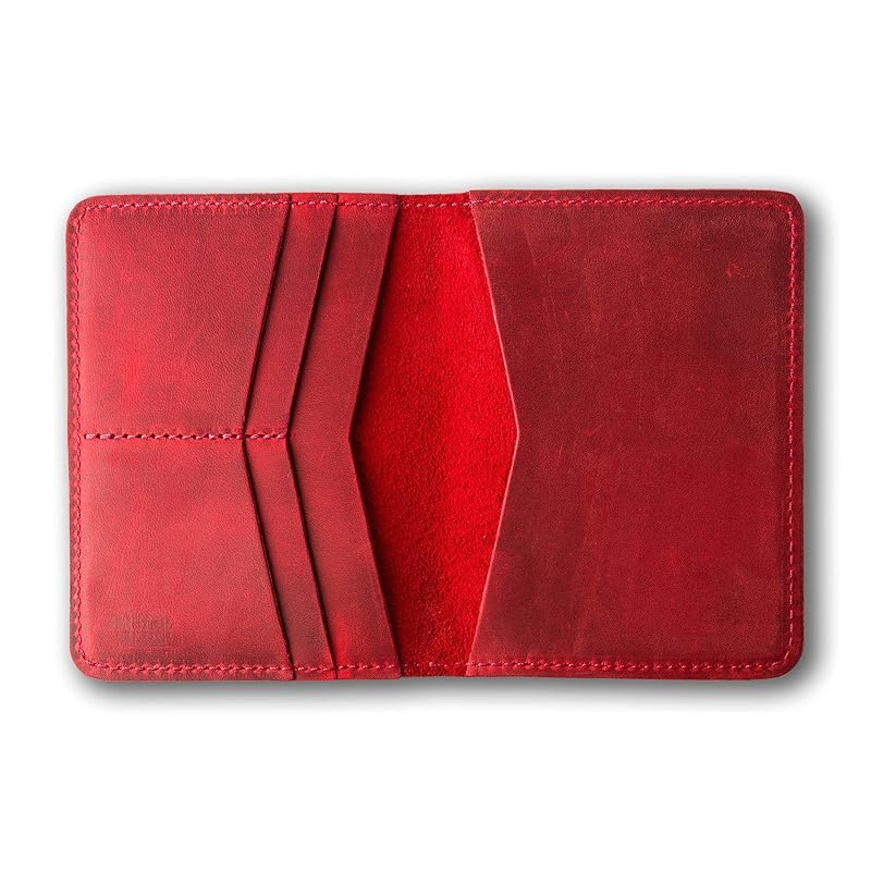 PEGAI Standard Full Grain Crazy Horse Leather Passport Holder | Custom Travel - Image 2