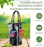 Tirrinia Insulated Wine Gift Carrier Tote - Image 6