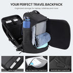Large Travel Backpack for Men 40L, Carry On Backpack TSA 17.3 Inch Laptop - Image 2