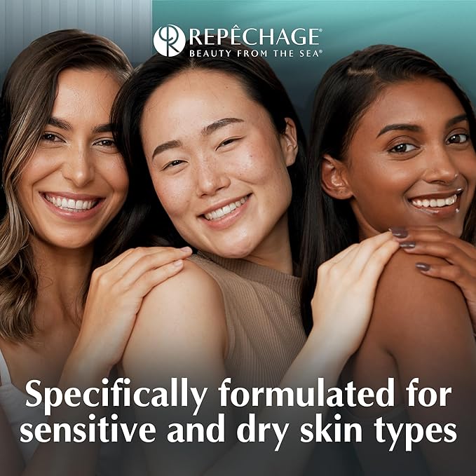 Repechage Red-Out Serum with Seaweed Extract, Silver & Hyaluronic Acid – Cooling, Lightweight Hydration Serum Moisturizer for Sensitive Skin – Non-Greasy & Quick Absorbing Formula, 1 fl oz (30 mL)