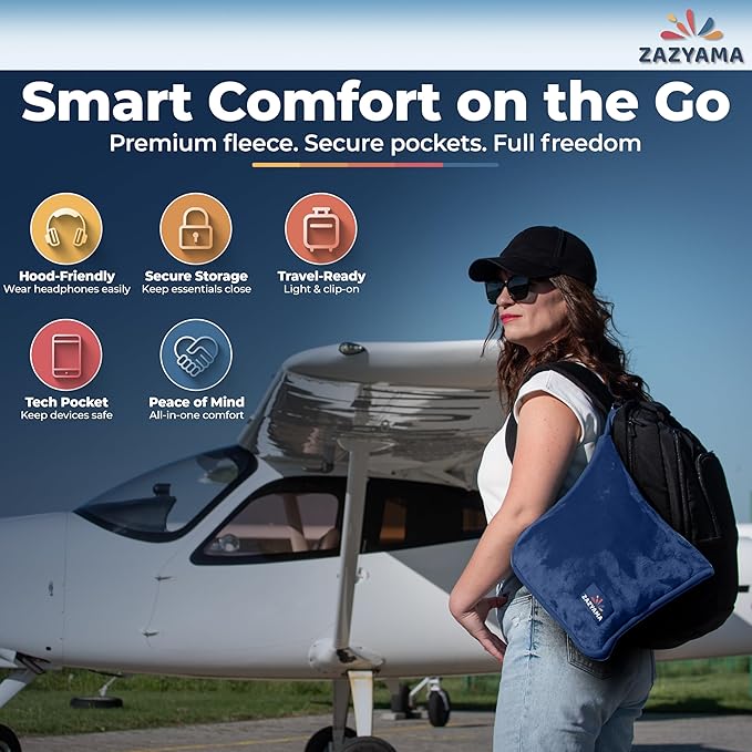 3-in-1 Travel Blanket Airplane – Compact - Image 5
