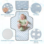 Accmor Portable Diaper Changing Pad, Waterproof Baby Changing Mat, Foldable - Image 2