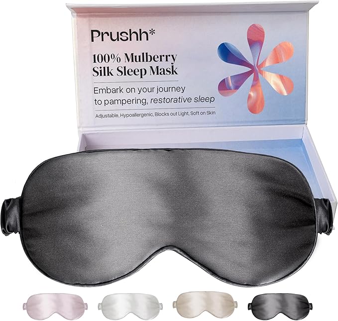 Silk Sleep Mask by PrushhLifestyle
