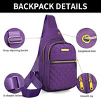 Small Sling Bag For Women Men Casual Crossbody Sling Backpack - Image 4