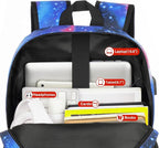 Unisex School Backpack, Casual Bookbag Adults and Teens Schoolbag - Image 4