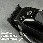 Royal Clips Hair and Beard Fade Kit 2.0 – Professional Clipper, Trimmer & Foil Shaver Bundle for Men, Complete Haircut Set for Barbers – Ideal Holiday Gift for Men, Fathers, Brothers & Barbers - Black