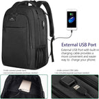 MATEIN Extra Large Travel Backpack, TSA Friendly 18.4 Inch Laptop Backpack - Image 3