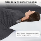 L'AGRATY Knitted Weighted Blanket - Image 6