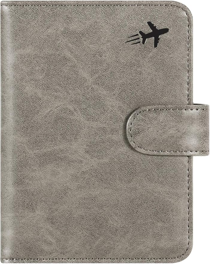 Passport Holder Cover Wallet RFID Blocking Leather Card Case Travel Accessories by PASCACOO