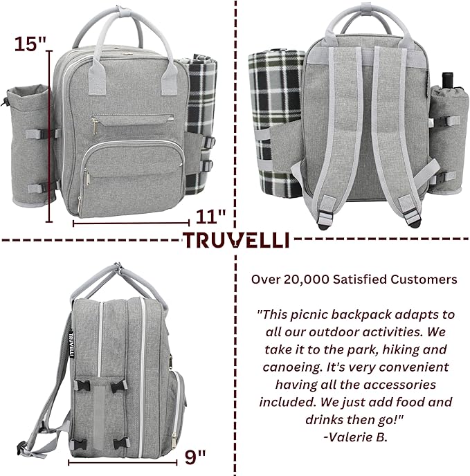 Truvelli Picnic Backpack for 2 - Image 5