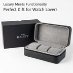 Watch Travel Case for Men | Leather Watch Case - Image 6
