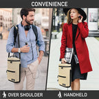 opux Wine Bag 2 Bottle Wine Tote Carrier, Insulated Wine Cooler Bag - Image 6