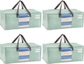 VENO 4 Pack Moving Bags for College, Heavy-Duty Storage Totes, Moving Boxes and by Veno