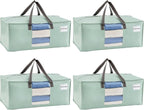 VENO 4 Pack Moving Bags for College, Heavy-Duty Storage Totes, Moving Boxes and by Veno