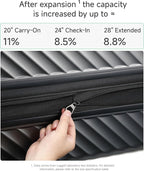 LUGGEX Luggage with Spinner Wheels, Polycarbonate Expandable Hard Shell Suitcase - Image 3