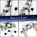 LC-dolida Sleep Mask with Bluetooth Headphones, Extra Large Silk Eye Mask - Image 7