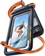 TORRAS IP68 Waterproof Phone Pouch Double Space, Floating Waterproof Phone Case by TORRAS