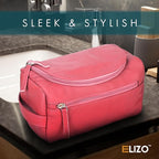 ELIZO Premium REAL Leather Toiletry Bag - Image 9