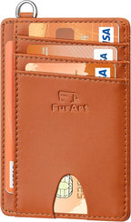 FurArt Slim Minimalist Wallet, Front Pocket Wallets, RFID Blocking, Credit Card by FurArt