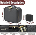 Makeup Travel Train Case with Mirror LED Light 3 Adjustable Brightness Large - Image 4