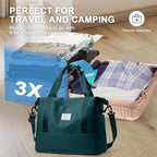 Travel Duffel Bag, Sports Tote Gym Bag, Shoulder Weekender Overnight Bag - Image 4