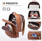 LOVEVOOK Laptop Backpack Purse for Women, Large Capacity Travel Computer Work - Image 2