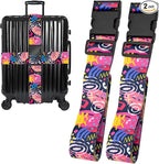 Universe Luggage Straps for Suitcases, Adjustable Luggage Travel Belt to Keep by Unknown