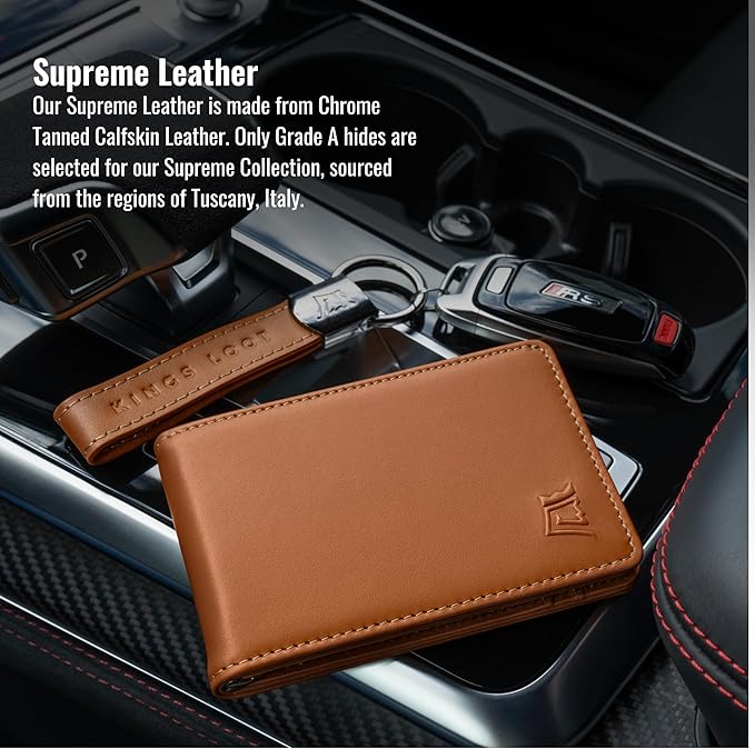 Kings Loot Wallet for Men | Minimalist Slim RFID Blocking Leather Design - Image 2