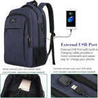 MATEIN Large College Backpack, Sturdy Computer Backpack - Image 4