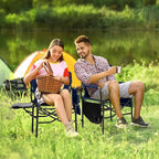 VINGLI Camping Chairs, Directors Chair, Camping Chair - Image 2