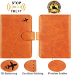 Passport Holder Cover Wallet RFID Blocking Leather Card Case Travel Accessories - Image 2