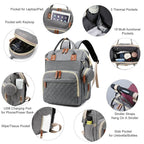 Diaper Bag, Backpack with Changing Station, Waterproof Baby Bag - Image 4