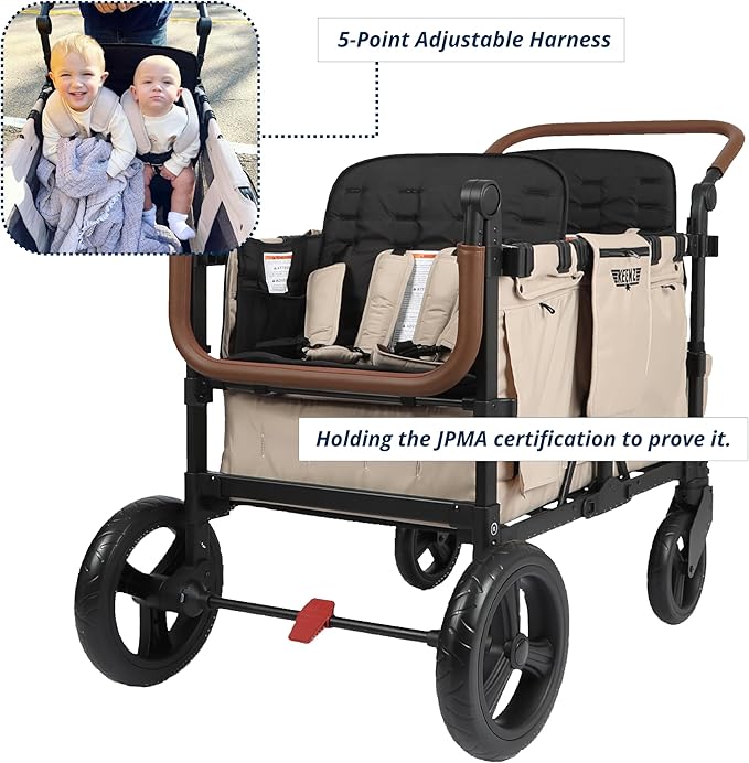 Keenz VYOO Stroller Wagon with Canopy - Image 5