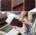 TIGARI Passport Holder for Travel Women Men, PU Leather Passport Wallet Cover - Image 4