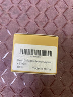 Deep Collagen Retinol Capsule Cream, Anti-Aging Cream for Wrinkles,Firming & Dry Skin White Spicules+Collagen+Retinol, Night Cream for Fine Lines, Firm-Looking & Hydrated Skin, 1.76 fl oz