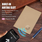 STAR VISTA Albatross Leather Travel Passport Holder, Minimalist Design - Image 8